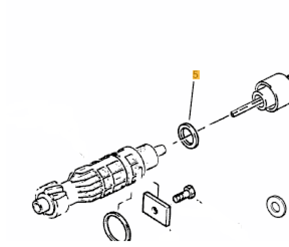 Sealing ring, speedometer drive